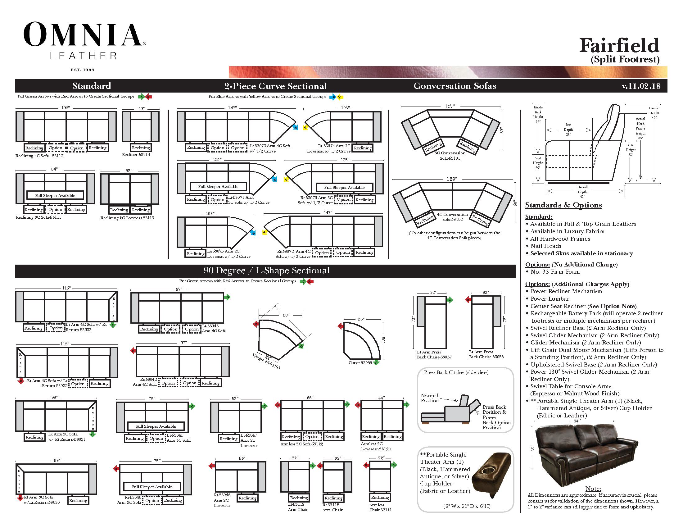 Fairfield Omnia Layout