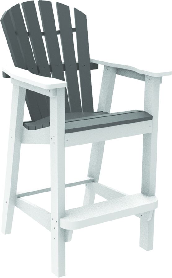 Shellback Adirondack Bar Chair : outdoor-patio