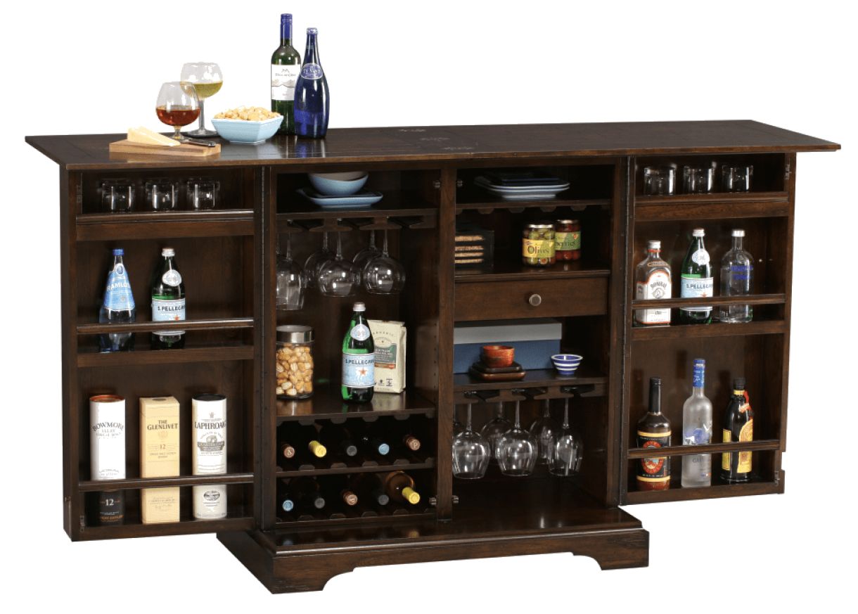 Wine and on sale bar console