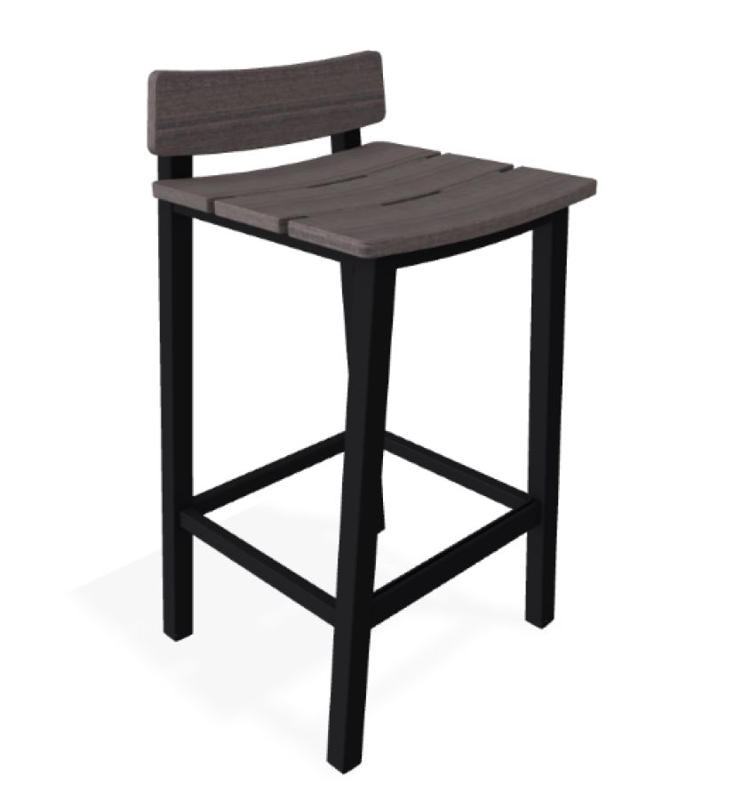 As Shown: Black Finish w/ Boardwalk Pattern