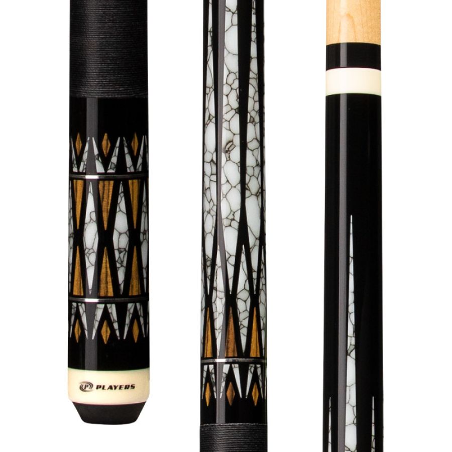 Players E2341 Exotic White Recon 2pc Pool Cue : pool-tables