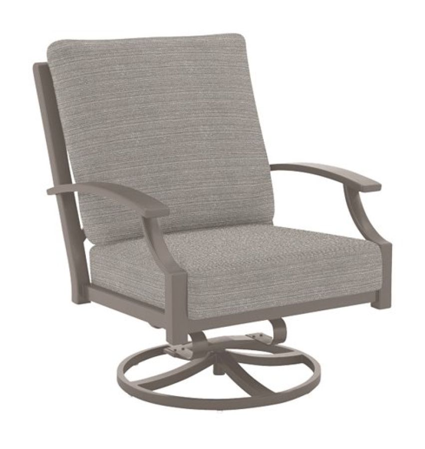Marconi Cushion Swivel Action Lounger : outdoor-patio