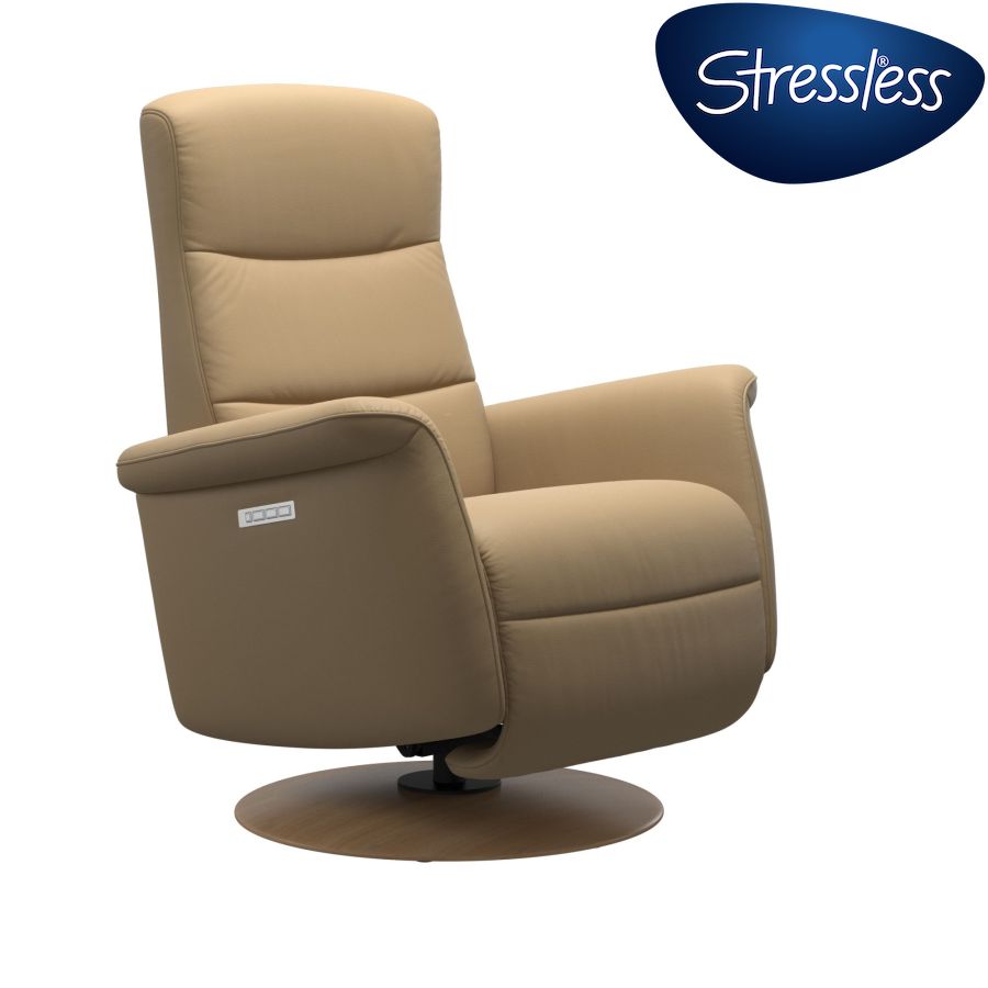 Stressless Mike Moon w/ Wood Base : furniture