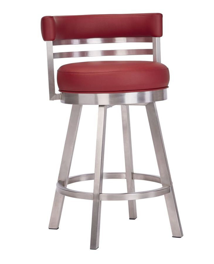 As Shown: Brush Stainless Steel Finish, Dillon Lipstick Seat Covering