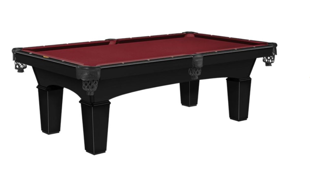 Reno 7' Pool Table Black Lacquer : pool-tables