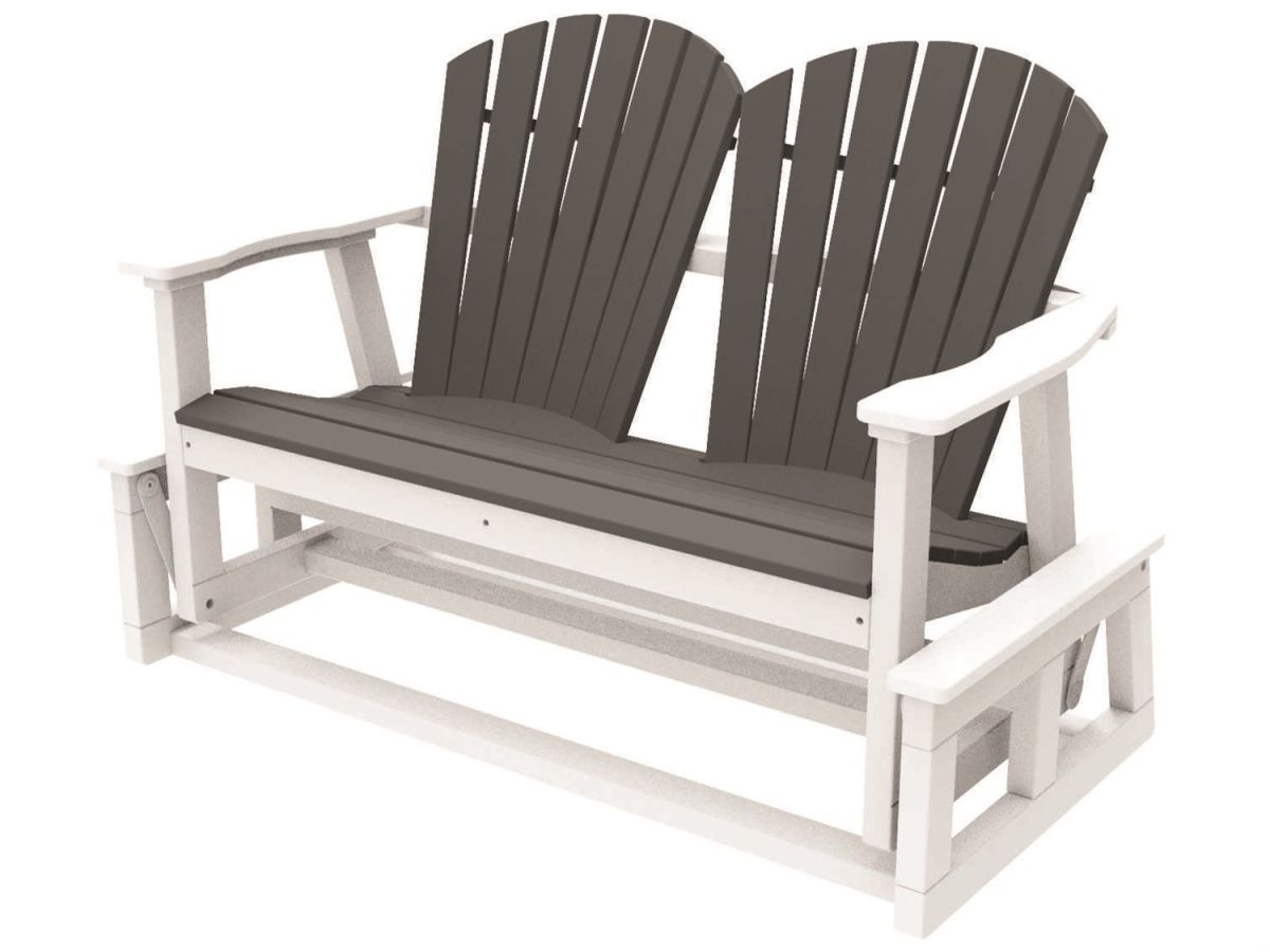 Shellback Adirondack Double Glider : outdoor-patio