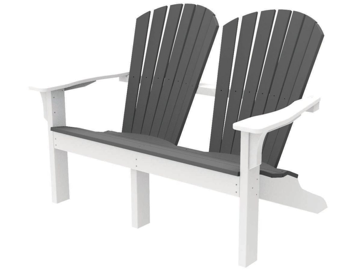 Shellback Adirondack Loveseat : outdoor-patio