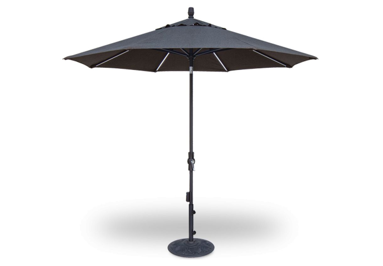 9' Starlux Collar Tilt Umbrella : outdoor-patio