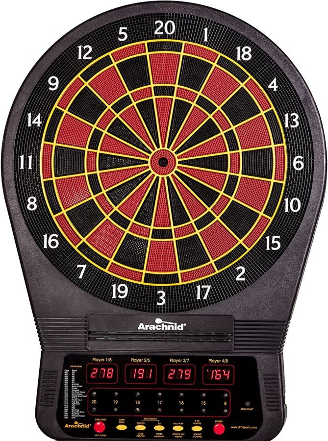 Arachnid Cricket Pro 650 Dartboard : game-room