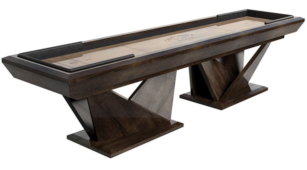 Origami Shuffleboard Table : game-room