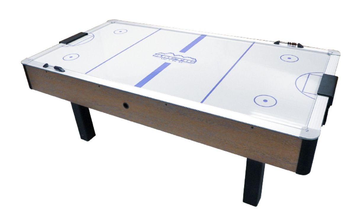 Branded Oak Arctic Wind Air Hockey : game-room