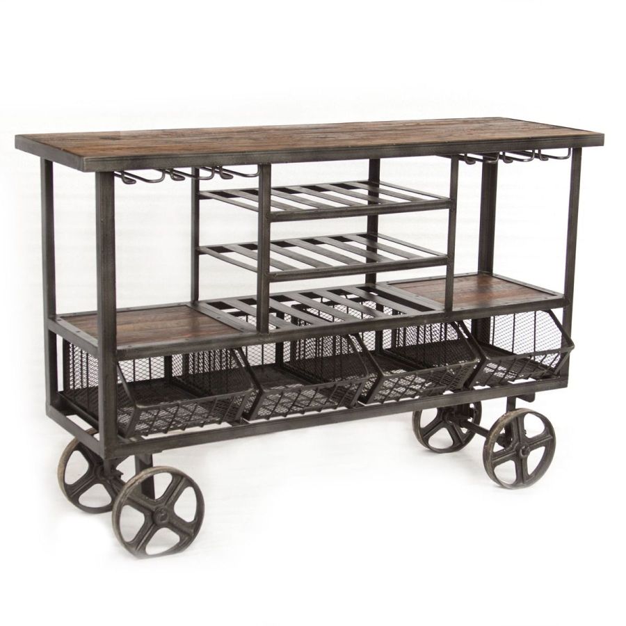 Freeport Teak Bar Cart 60