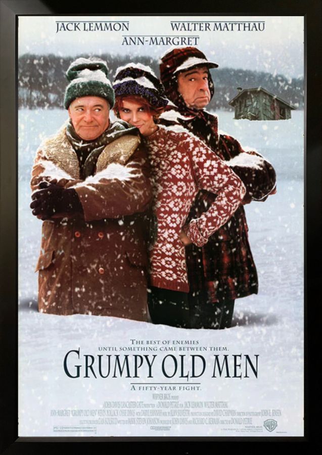 Grumpy Old Men Movie Poster : furniture