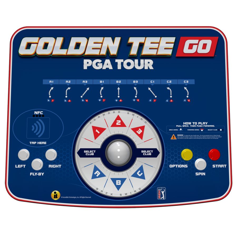 Golden Tee Go PGA Tour : game-room