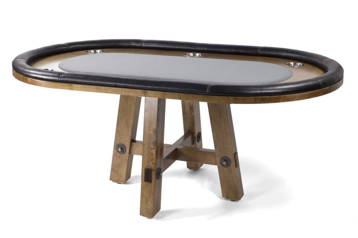 Loft Fixed Top Texas Hold'em Table : game-room