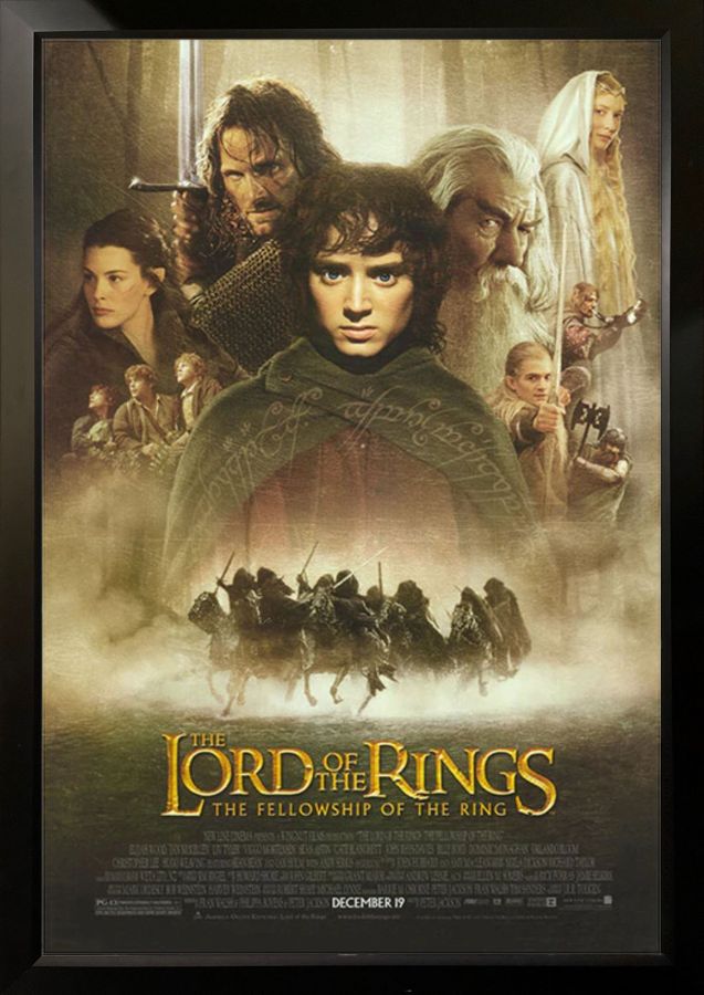 Lord of the Rings Movie Poster : furniture
