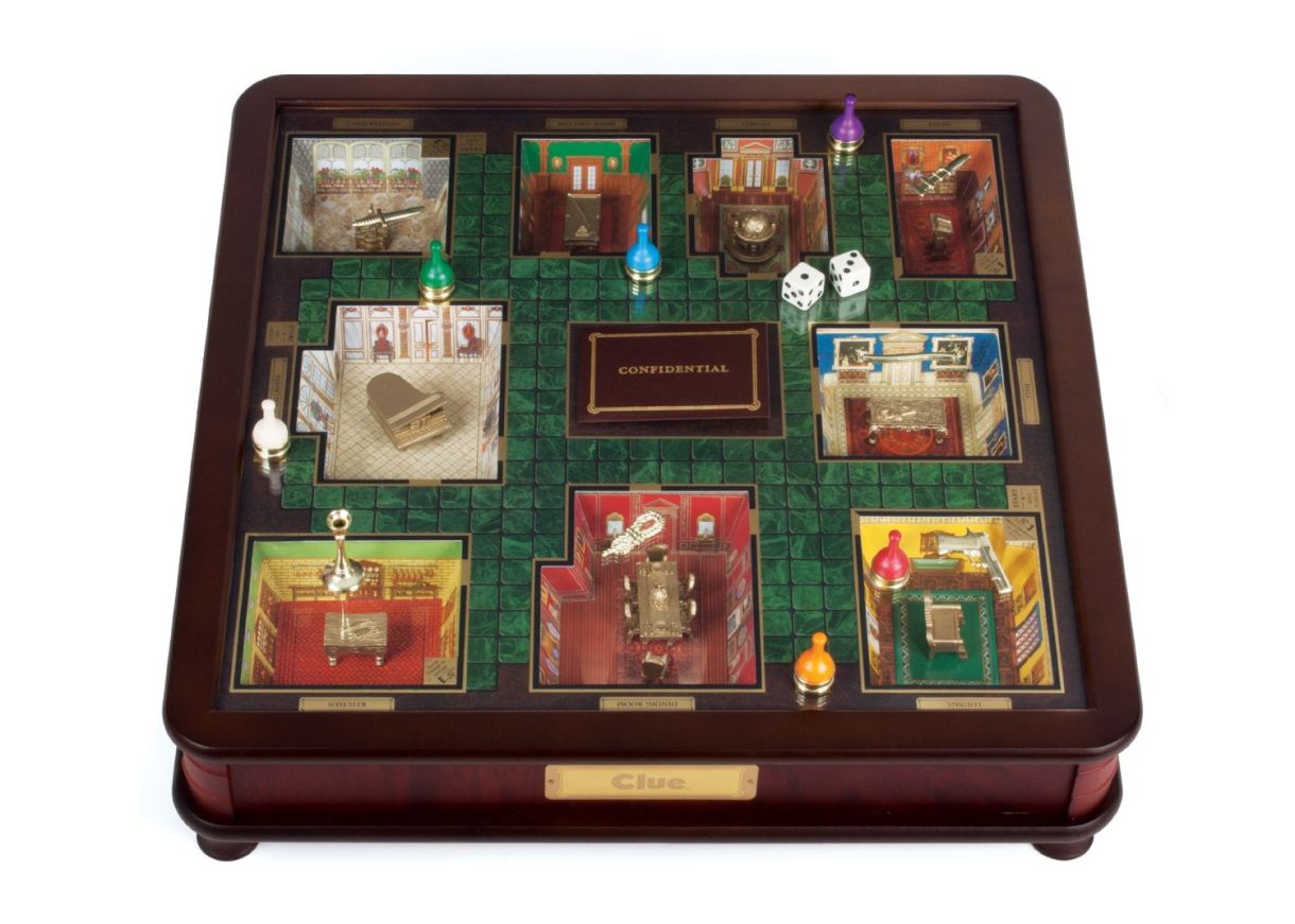 Luxury Edition Clue Game : game-room
