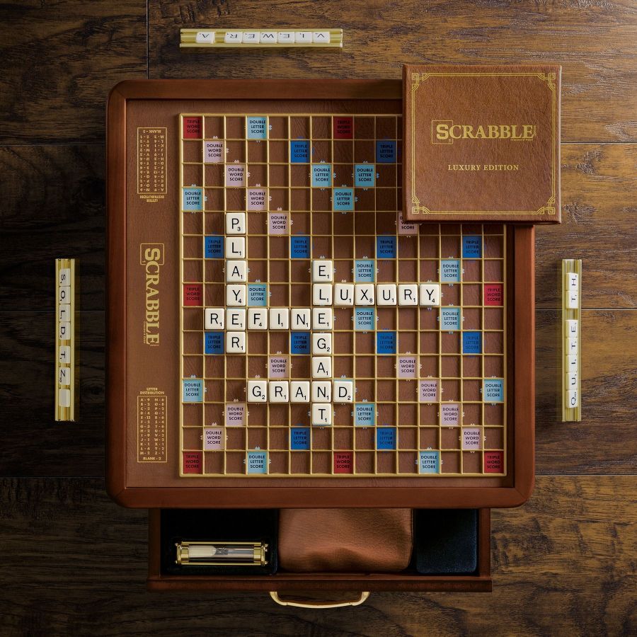 Luxury Edition Scrabble Game : game-room