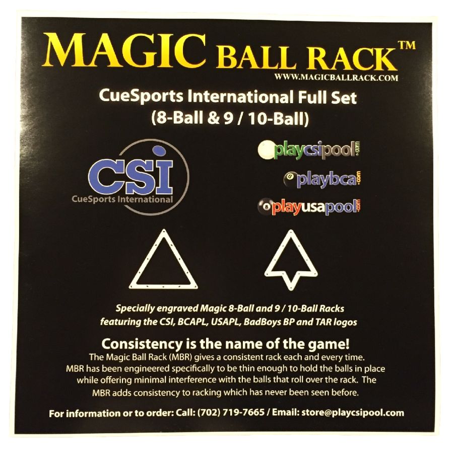 Magic Ball Rack : pool-tables