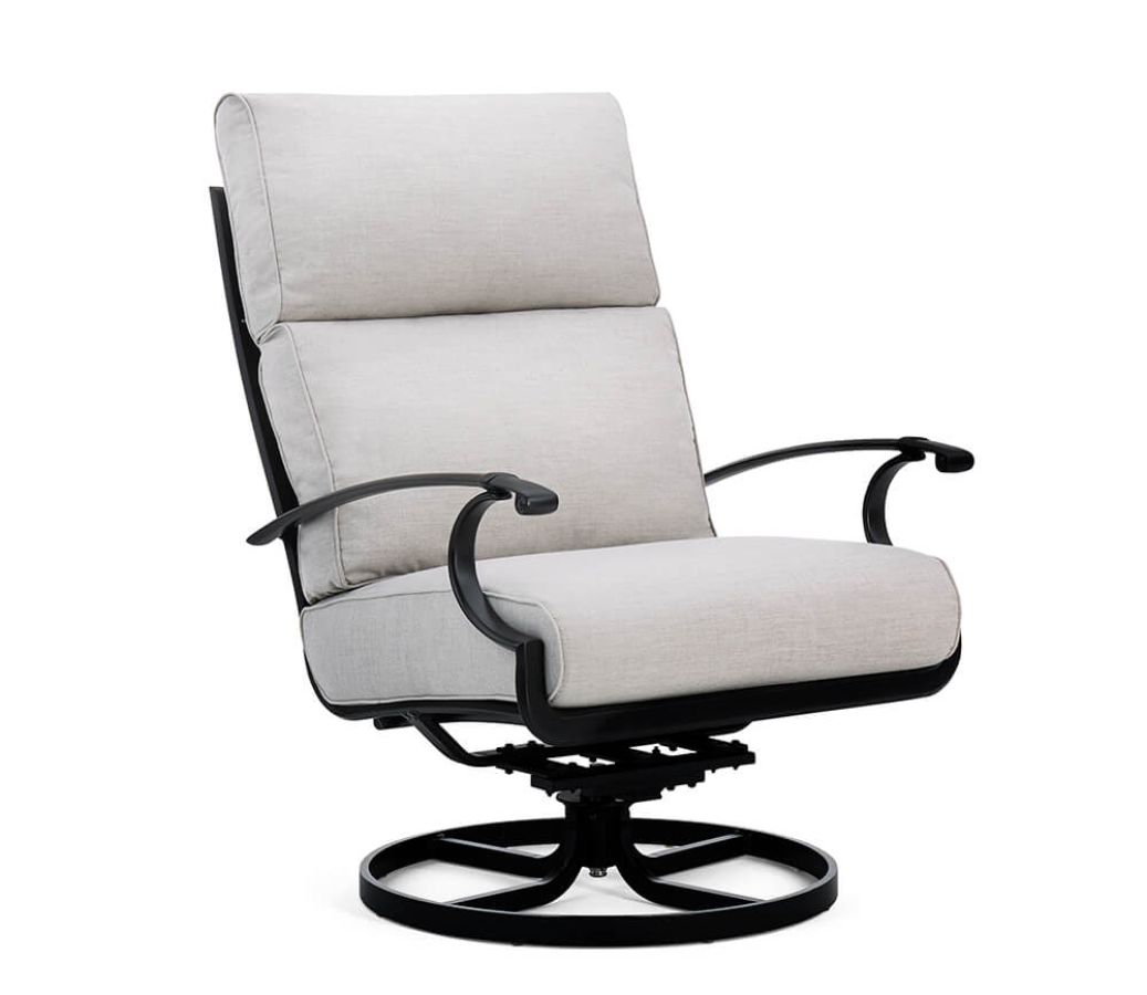 Manor Ultra High Back Swivel Lounge Chair Night Cast Silver : outdoor-patio