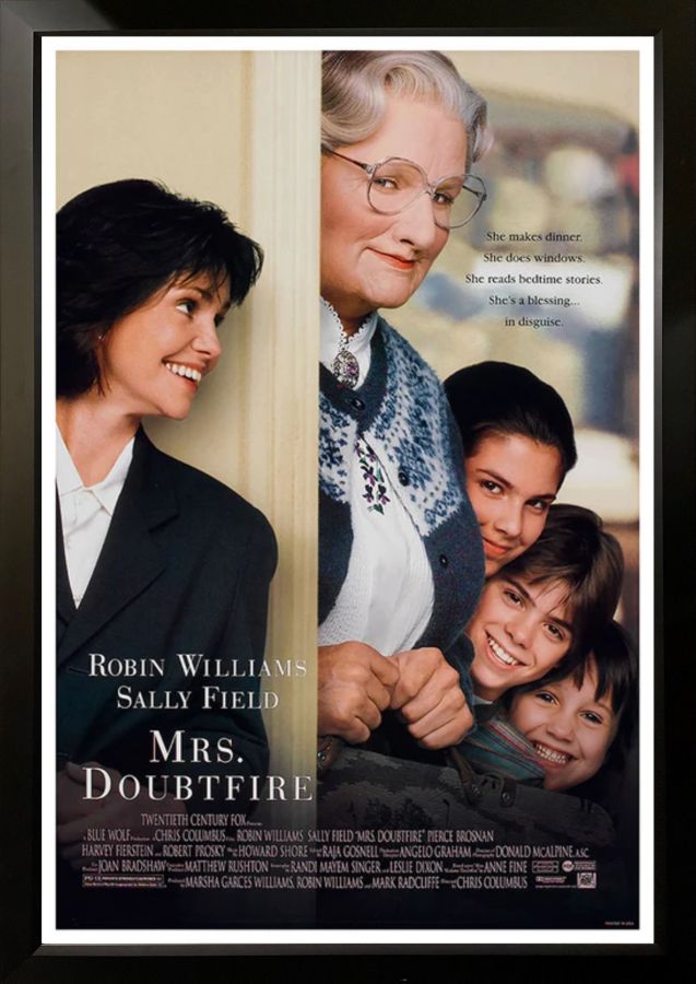 Mrs. Doubtfire Movie Poster : furniture