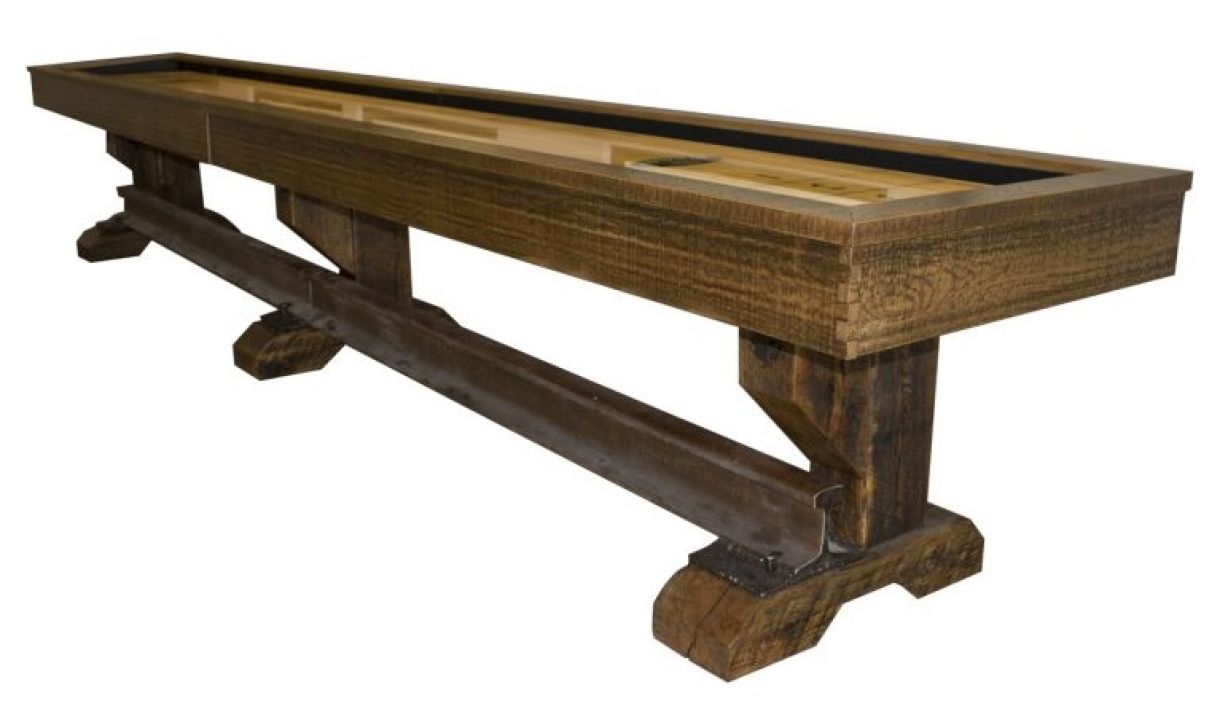 Railyard Shuffleboard Table : game-room