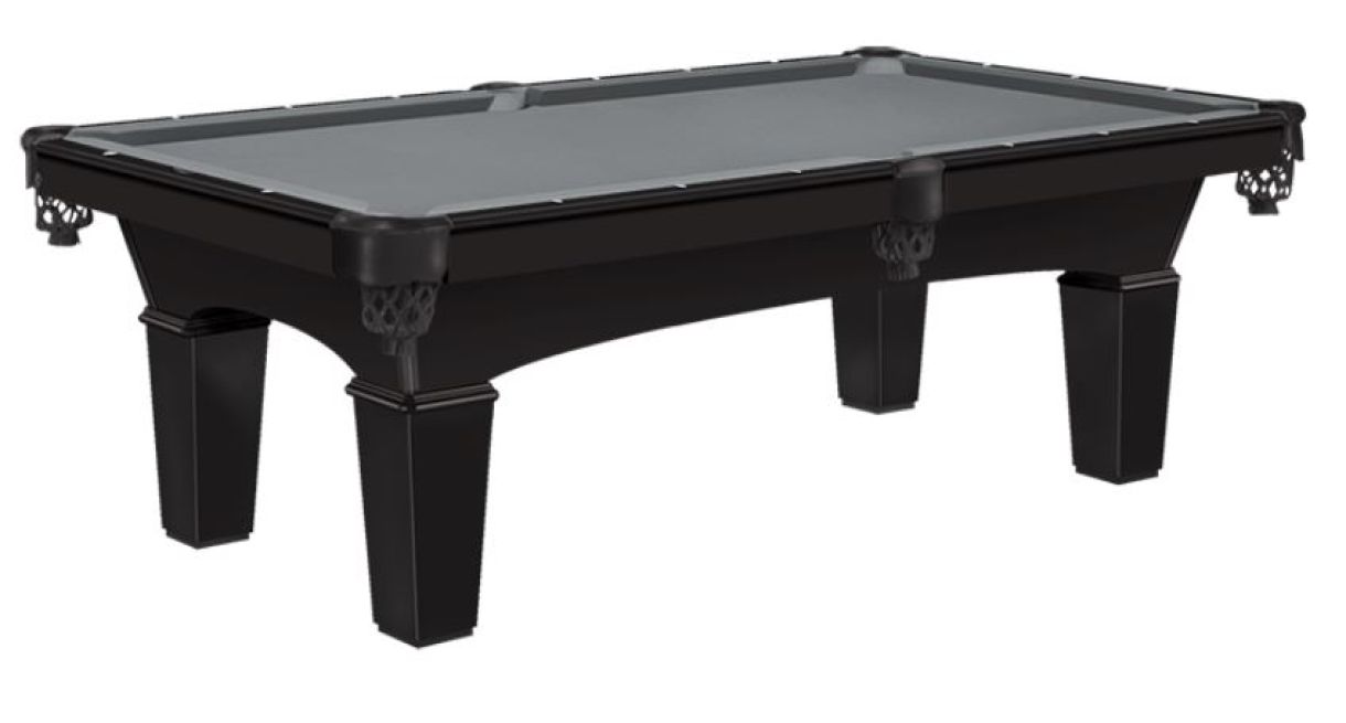 Reno 8' Pool Table Black Lacquer : pool-tables