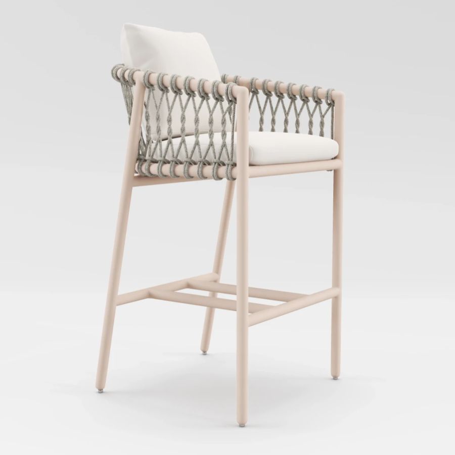 Oscar Bar Stool with Arms : outdoor-patio