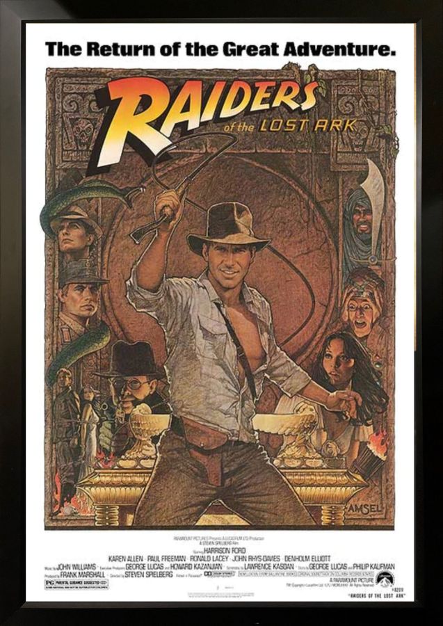 Raiders of the Lost Ark Movie Poster : furniture