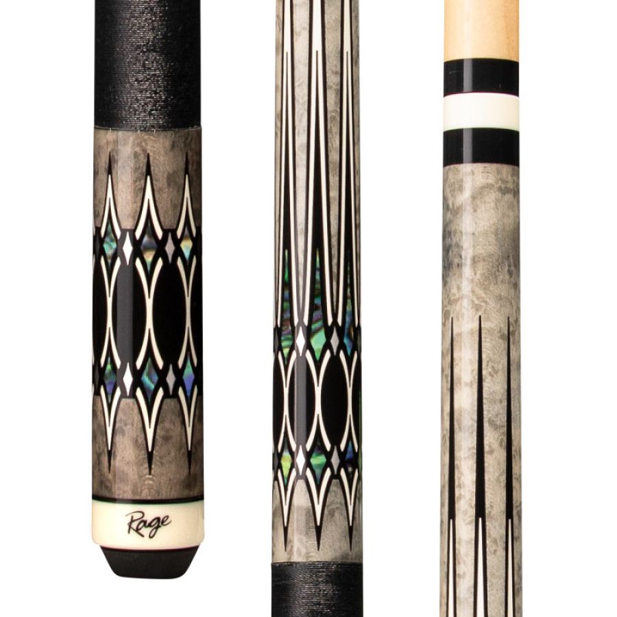 Rage RG213 Black Diamond 2pc Pool Cue : pool-tables