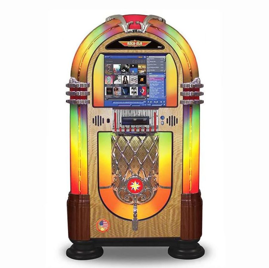 Rock-Ola Bubbler Jukebox - Walnut : game-room