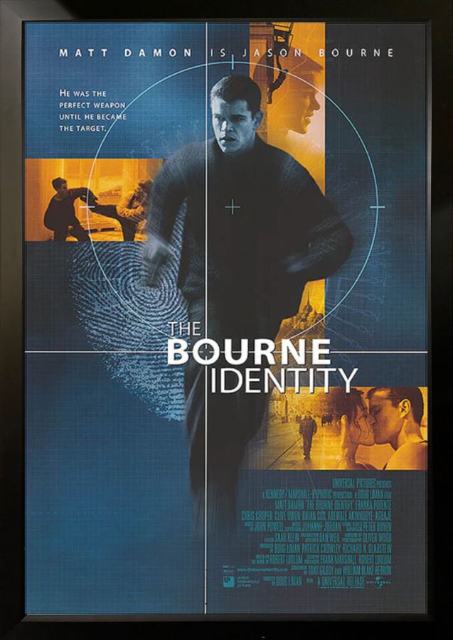 The Bourne Identity Movie Poster : furniture