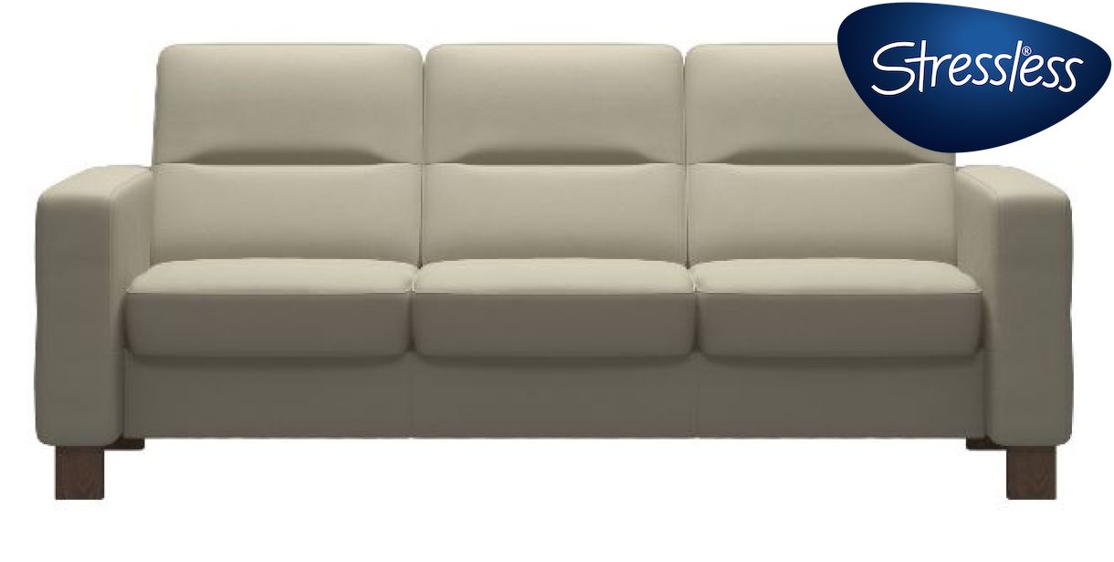 Wave Low Back 3-Seat Sofa : furniture