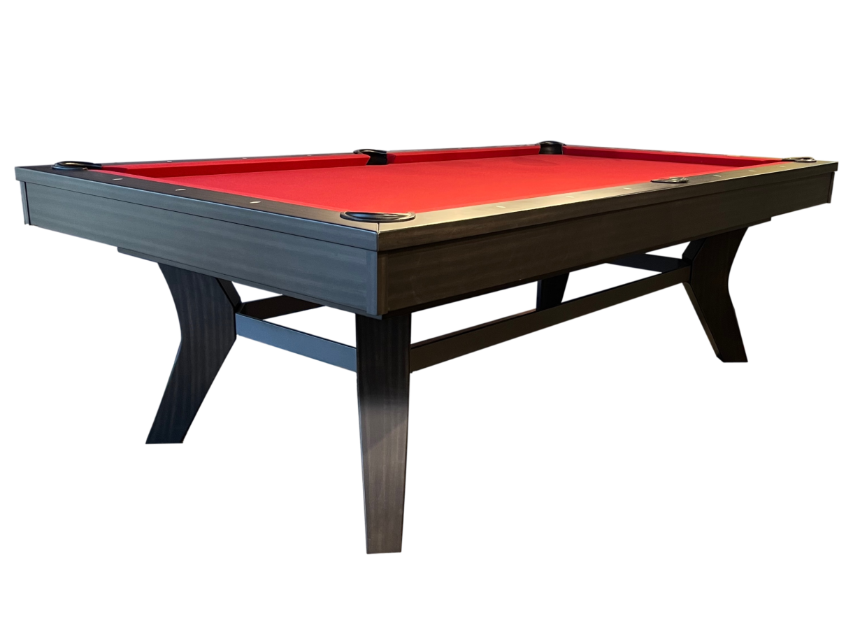 Laguna 8' Matte Charcoal on Maple : pool-tables