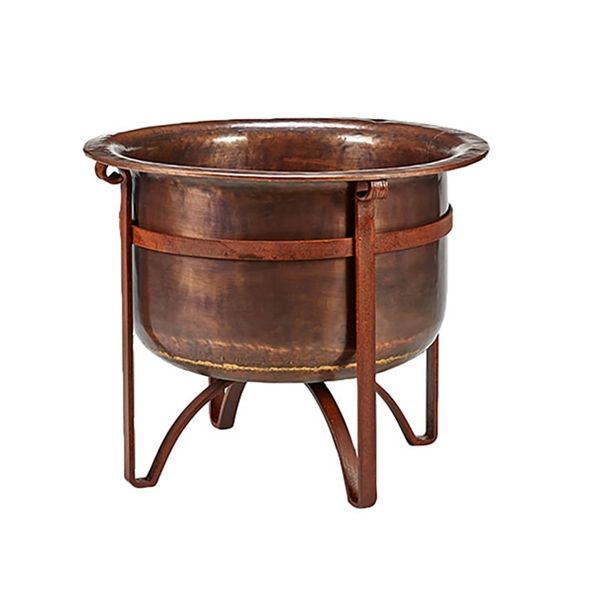 Acadia Rustic Fire Pit Peters Billiards, Rustic Copper Fire Pit