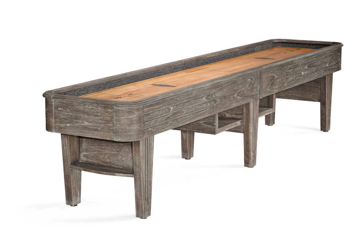 Andover II Shuffleboard table Driftwood 14' : game-room