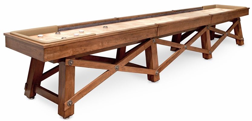Loft Shuffleboard Table : game-room