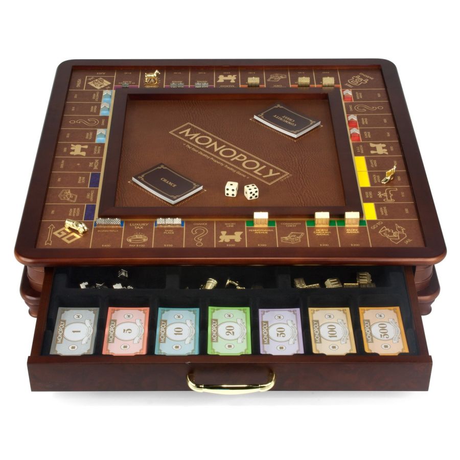Luxury Edition Monopoly Game : game-room