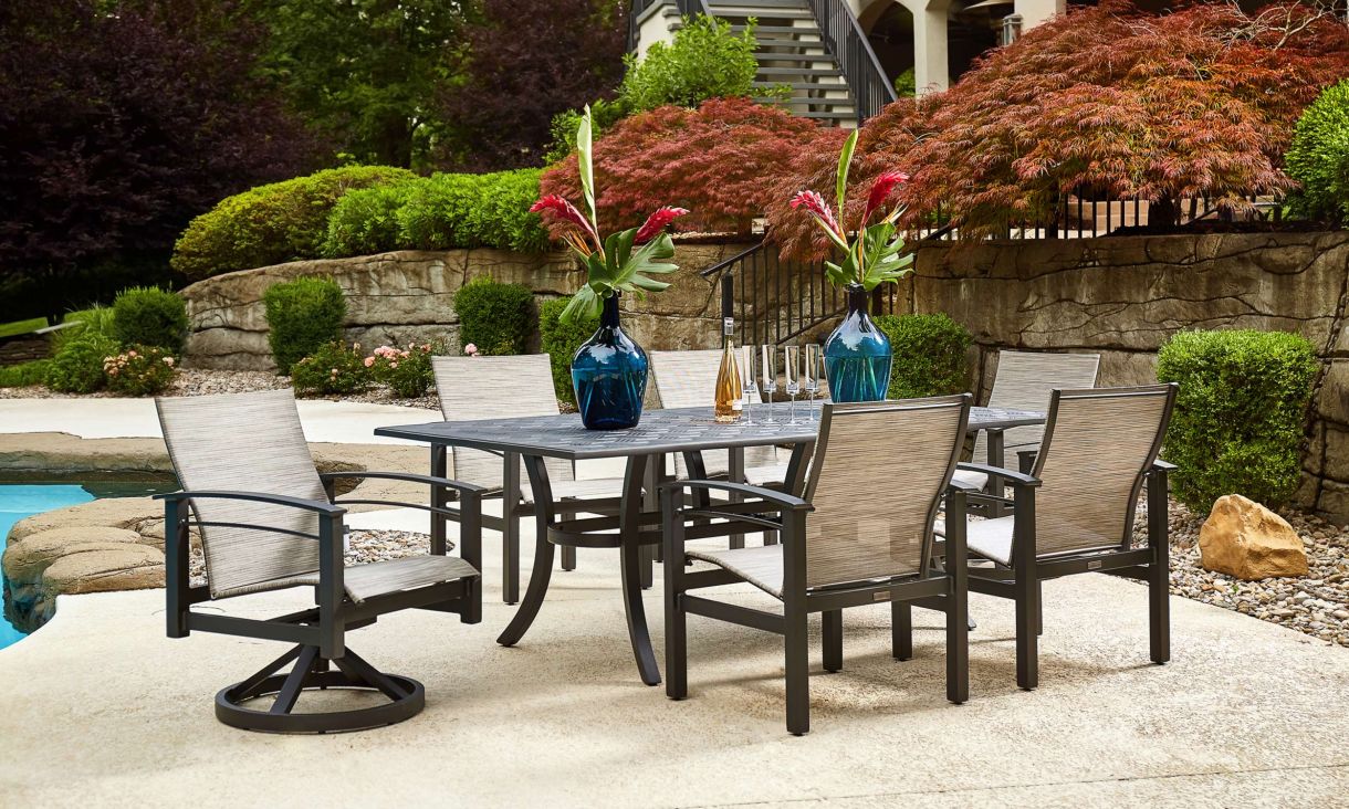 Stanford & Merge 7-Piece Dining Set : outdoor-patio