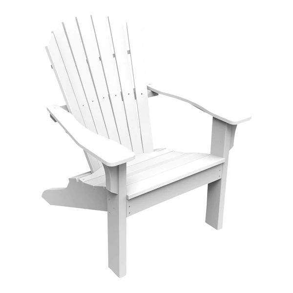 Shellback Adirondack Chair White : outdoor-patio