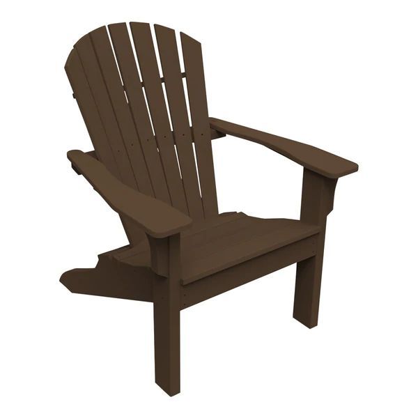 Shellback Adirondack Chair Chestnut : outdoor-patio