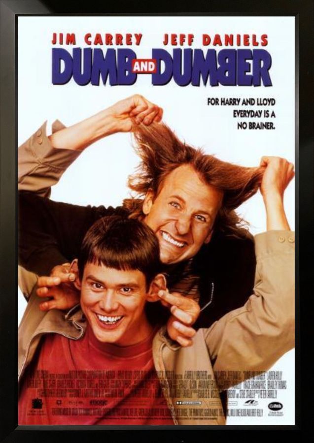 Dumb and Dumber Movie Poster : furniture