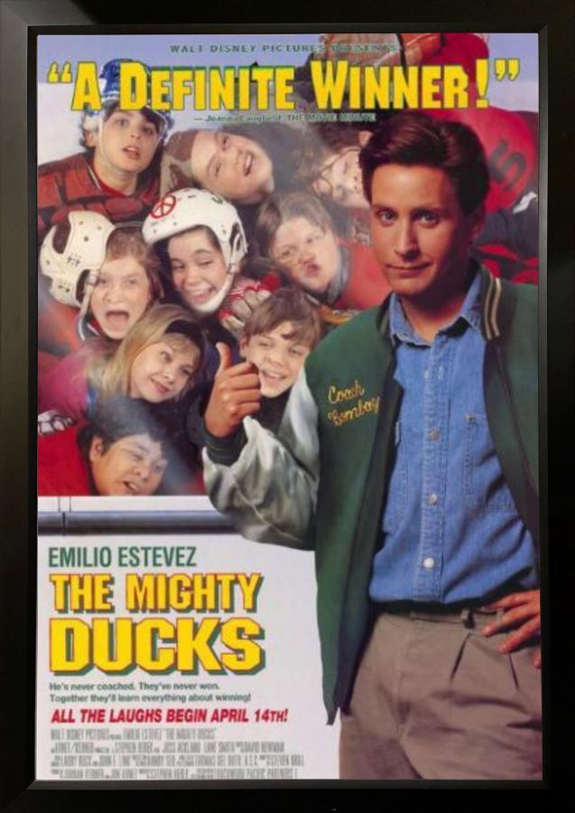The Mighty Ducks Movie Poster : furniture