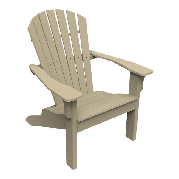 Shellback Adirondack Chair Natural : outdoor-patio