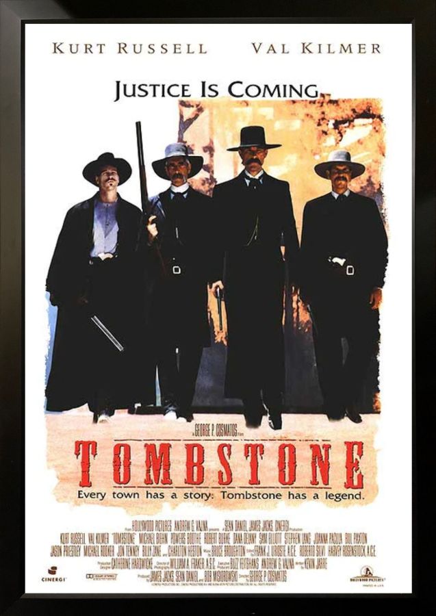 Tombstone Movie Poster : furniture